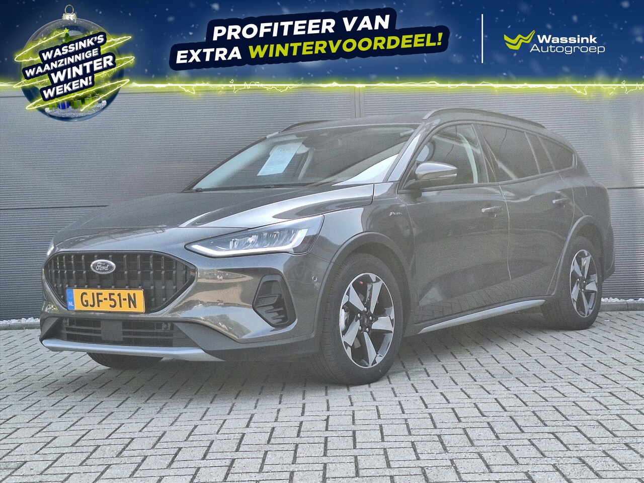 Ford Focus Wagon - 1.0 EcoBoost Hybrid 155pk Powershift Automaat Active X | Navigatie | Nieuwe type - AutoWereld.nl