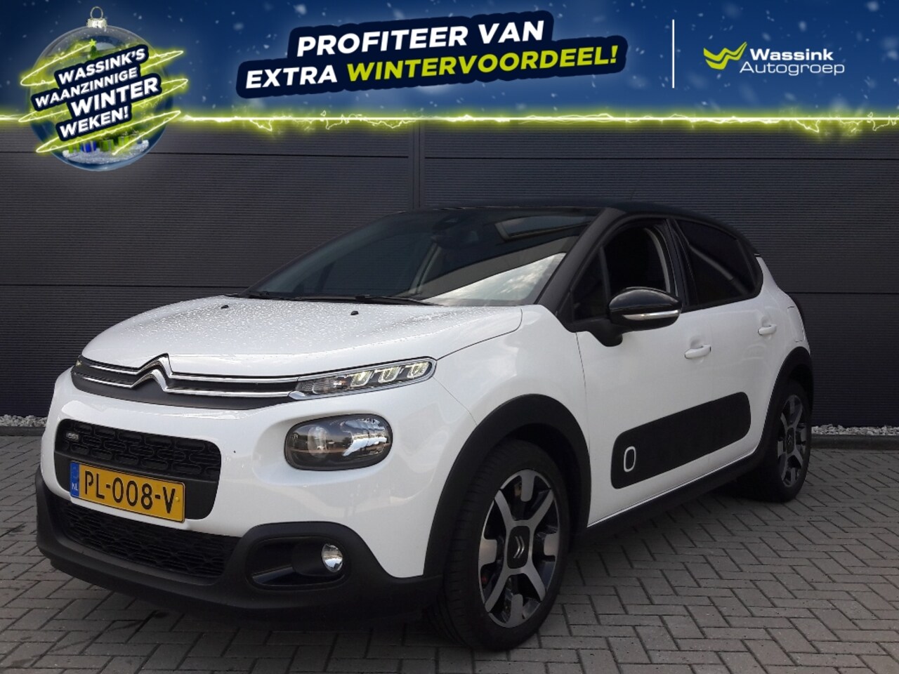 Citroën C3 - 1.2 PureTech Shine I 17 Inch I Navigatie I Zwart dak I Camera achter - AutoWereld.nl