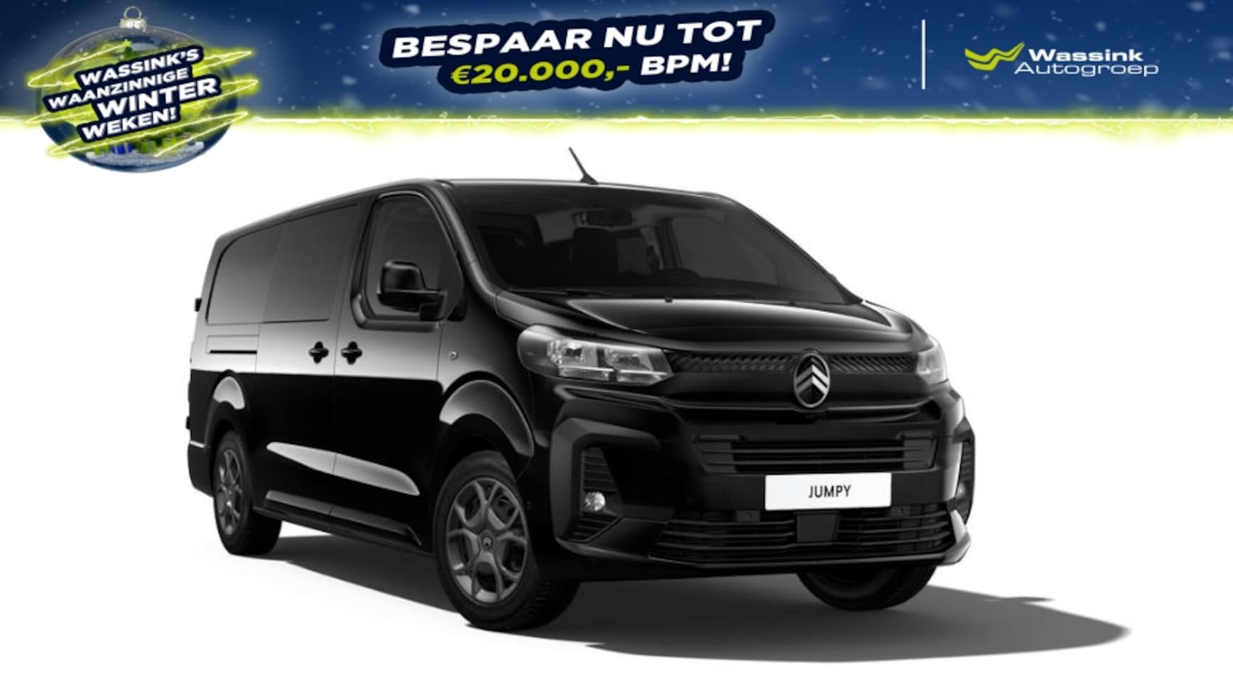 Citroën Jumpy - DUBBEL CABINE XL 2.0 BlueHDi 180pk I Luxury pakket incl. leer I Led koplampen I Dynamic Su - AutoWereld.nl