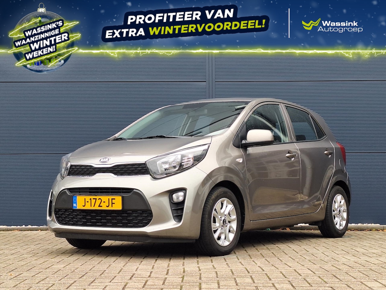 Kia Picanto - 1.0 MPi 67pk 4-zits DynamicPlusLine | Airco | Parkeer Camera | Navigatie | Cruise Control - AutoWereld.nl