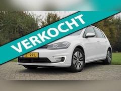 Volkswagen e-Golf - E-Golf Warmtepomp Camera ECC Airco navigatie