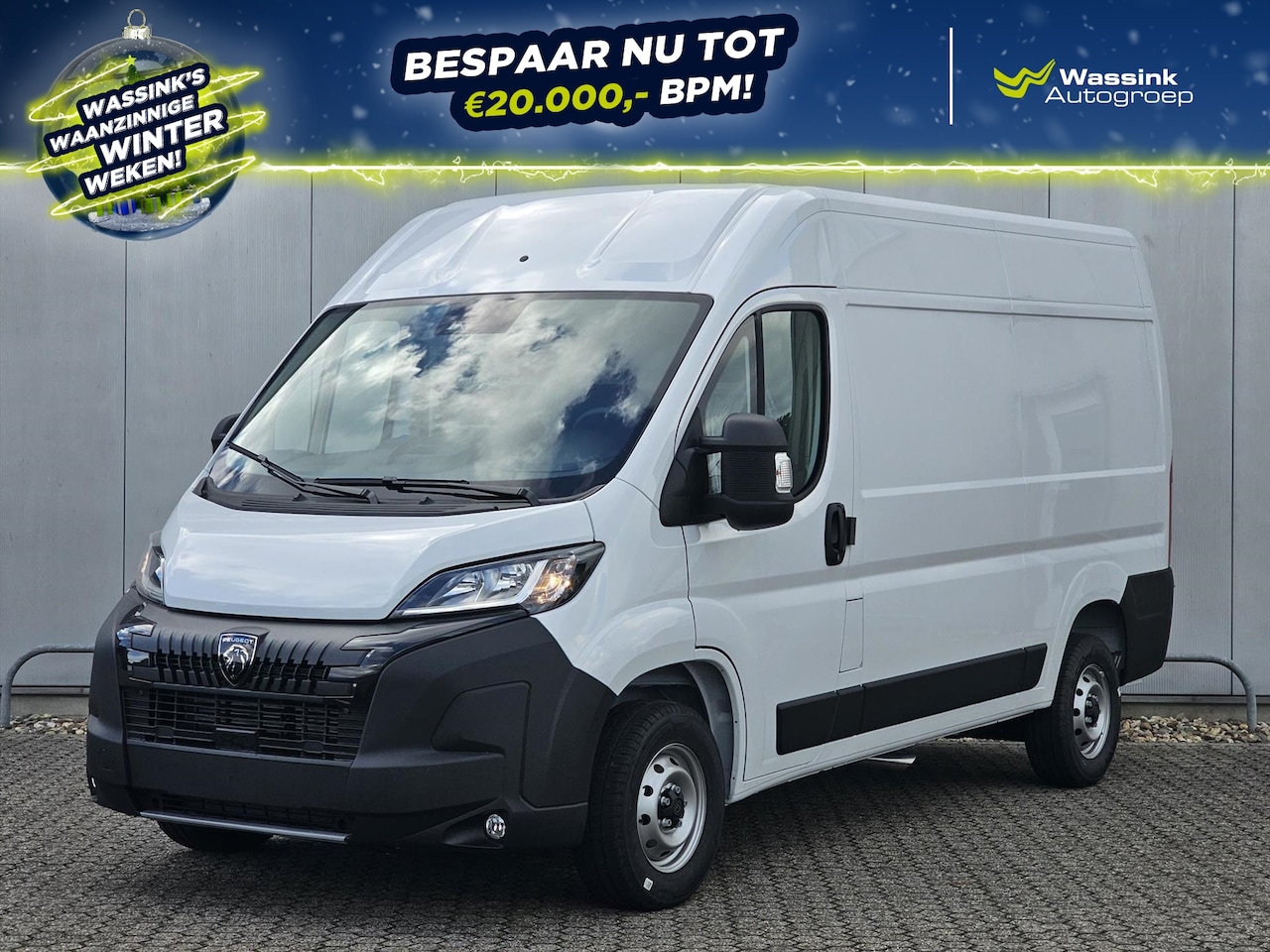 Peugeot Boxer - 2.2 HDi 140PK L2H2 3,5T | Trekhaak 3.000KG Trekgewicht I Pack Techno I Verzwaarde vering I - AutoWereld.nl