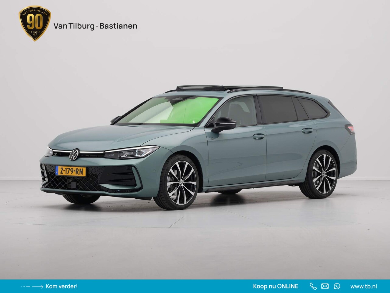 Volkswagen Passat Variant - 1.5 eTSI R-Line Business Panorama Camera DAB Stoelverwarming ErgoActive - AutoWereld.nl