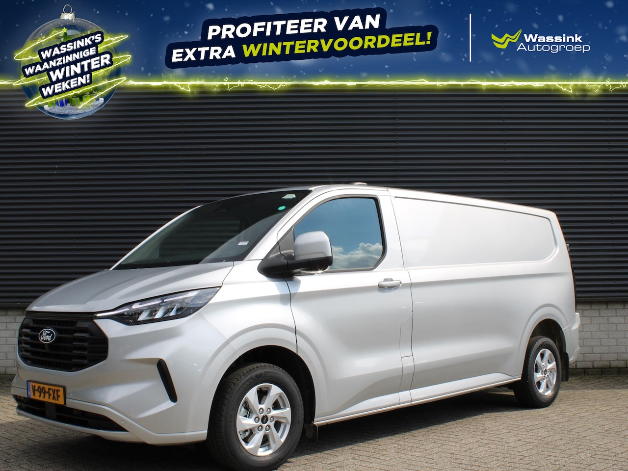 Ford Transit Custom - GB 2.0 EcoBlue 170pk L2H1 320 AUT Limited | Cruise Control | Apple Carplay & Android Auto - AutoWereld.nl