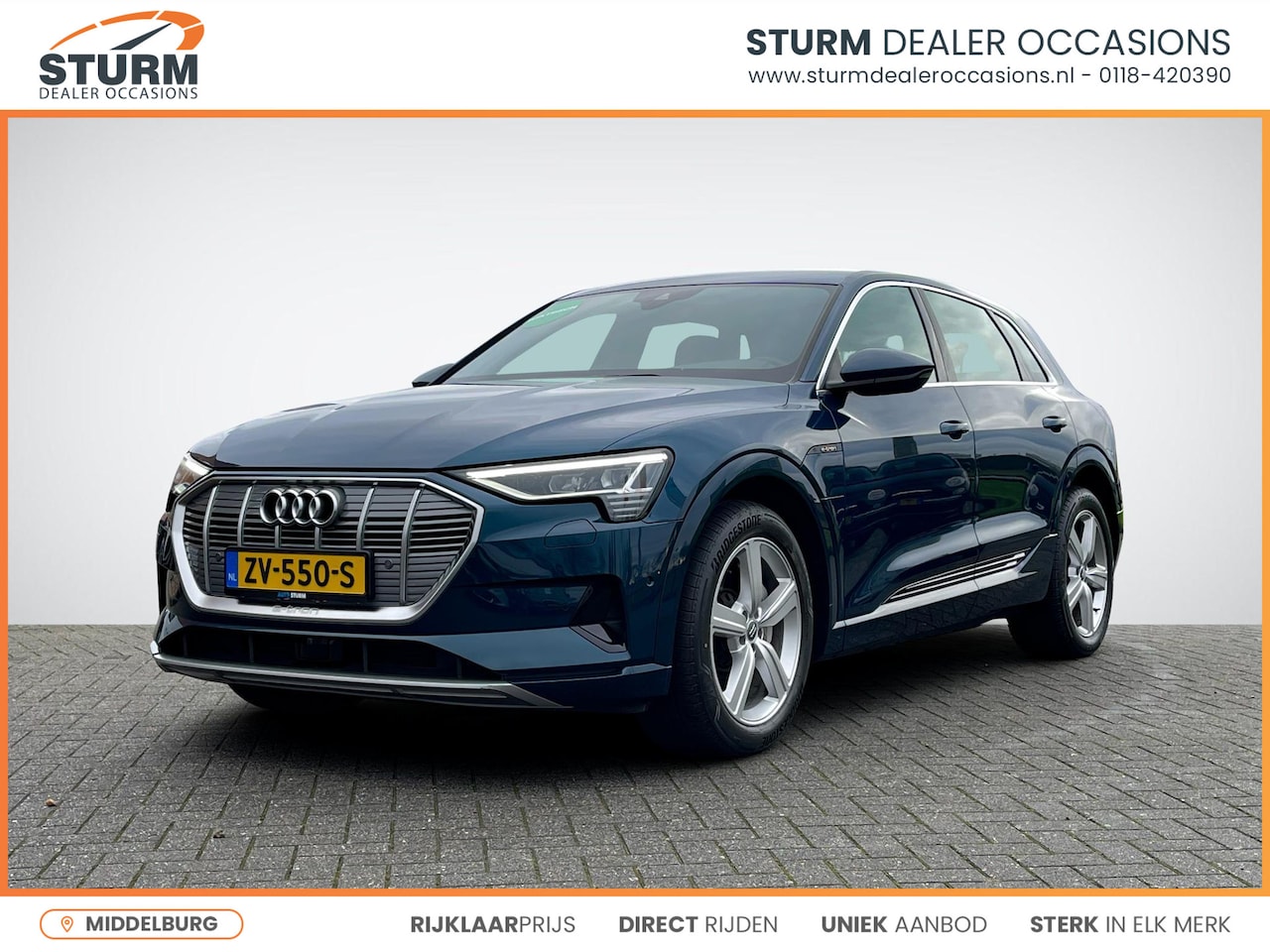 Audi e-tron - e-tron 55 quattro advanced 95 kWh Tour Pack | Adapt. Cruise Control | Vol-Leder | Geheugen - AutoWereld.nl