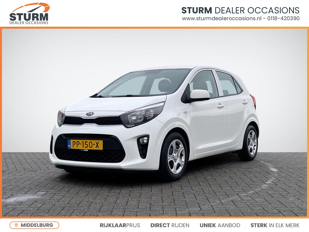 Kia Picanto - 1.0 CVVT EconomyPlusLine 5-Deurs | Airconditioning | Bluetooth Tel. | Radio-MP3 Speler | E - AutoWereld.nl