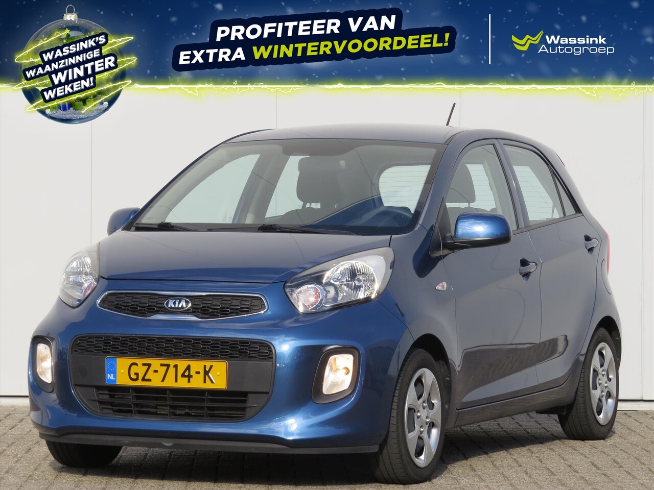 Kia Picanto - 1.0 CVVT 69 PK ComfortLine airco navigatie - AutoWereld.nl