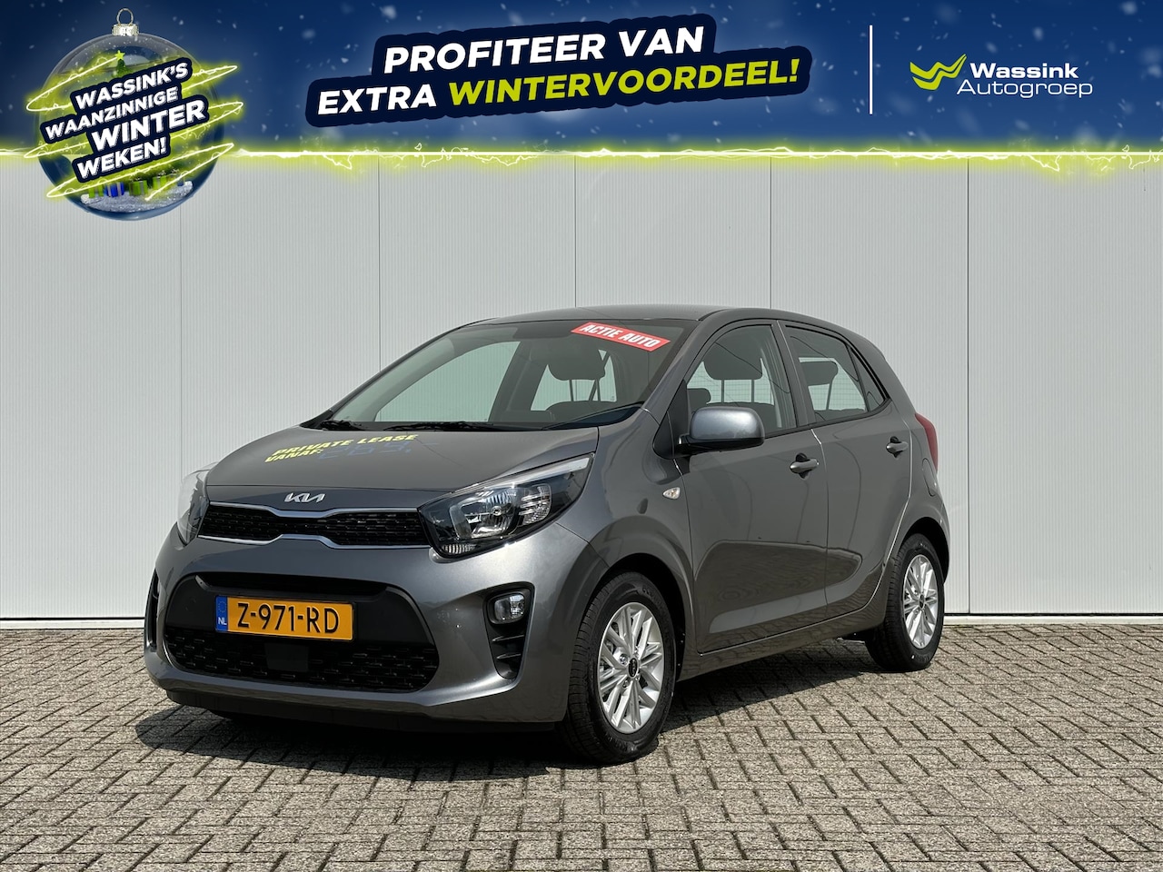 Kia Picanto - 1.0 DPi 63pk 4-zits AMT DynamicLine | Automaat | Achteruitrijcamera | CarPlay | Cruise con - AutoWereld.nl