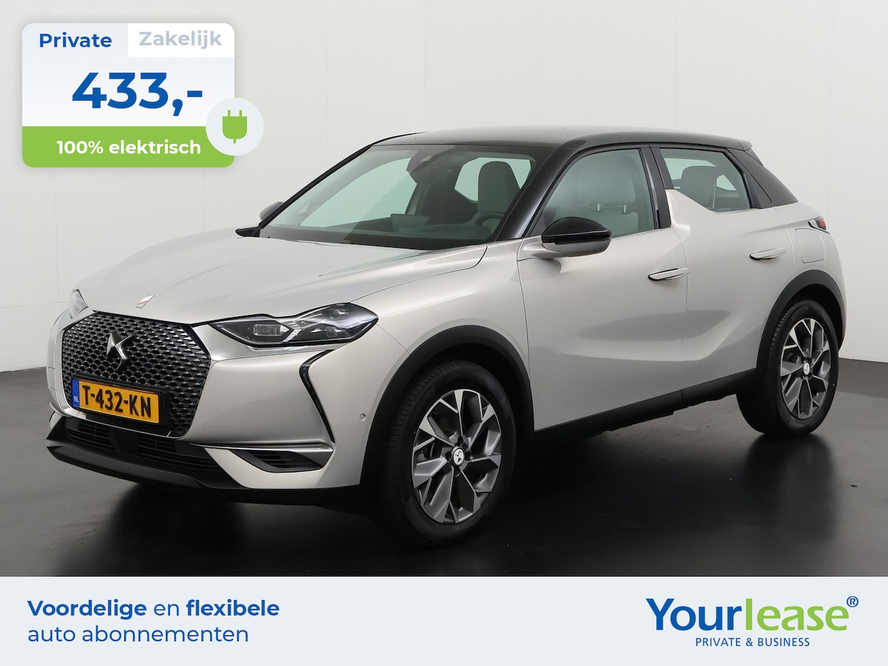 DS 3 Crossback - E-Tense Rivoli 50 kWh fase | All-in 433,- Private Lease | Zondag Open! - AutoWereld.nl