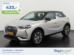 DS 3 Crossback - E-Tense Rivoli 50 kWh fase | All-in 433, - Private Lease | Zondag Open