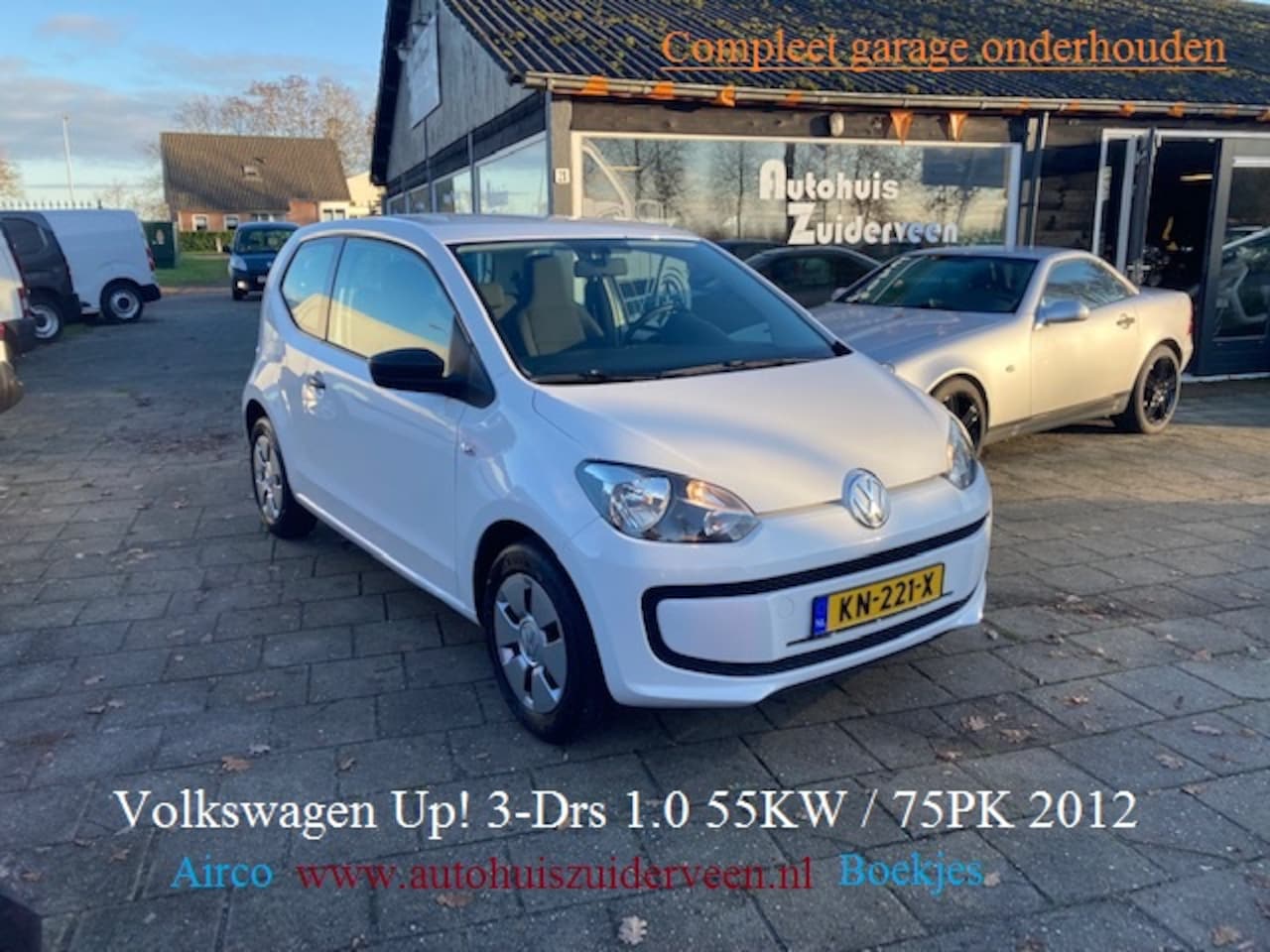 Volkswagen Up! - 1.0 55KW / 75PK 3-DRS Airco Boekjes - AutoWereld.nl