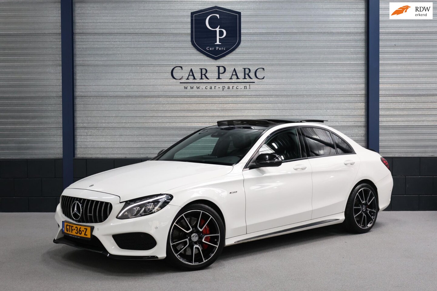 Mercedes-Benz C-klasse - 450 / 43 AMG 4MATIC LED/PANORAMADAK/LEER+S.VERWARMING+MEMORY/19"LMV/CAM/ACC/ECC/12 MND GAR - AutoWereld.nl