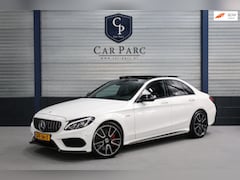 Mercedes-Benz C-klasse - 450 / 43 AMG 4MATIC LED/PANORAMADAK/LEER+S.VERWARMING+MEMORY/19"LMV/CAM/ACC/ECC/12 MND GAR