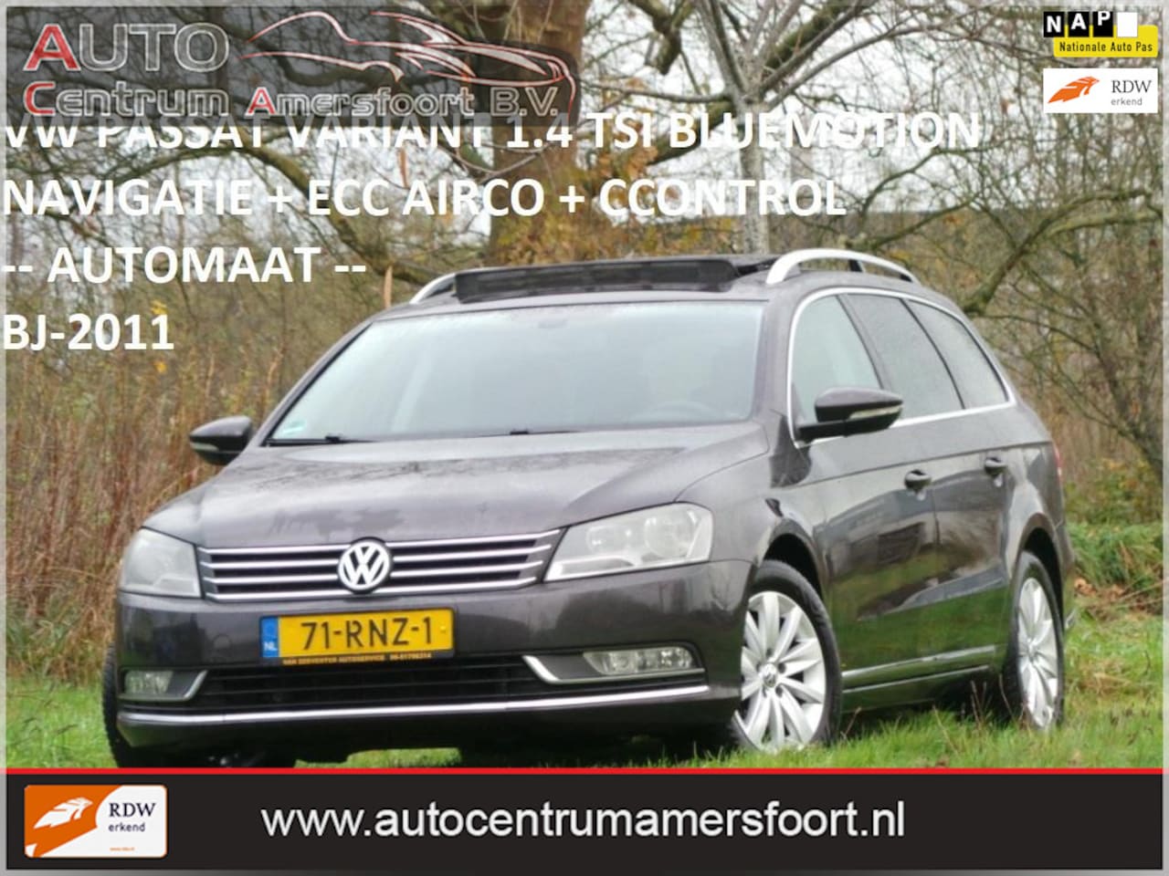 Volkswagen Passat Variant - 1.4 TSI Comfortline BlueMotion 1.4 TSI Comfortline BlueMotion ( INRUIL MOGELIJK ) - AutoWereld.nl