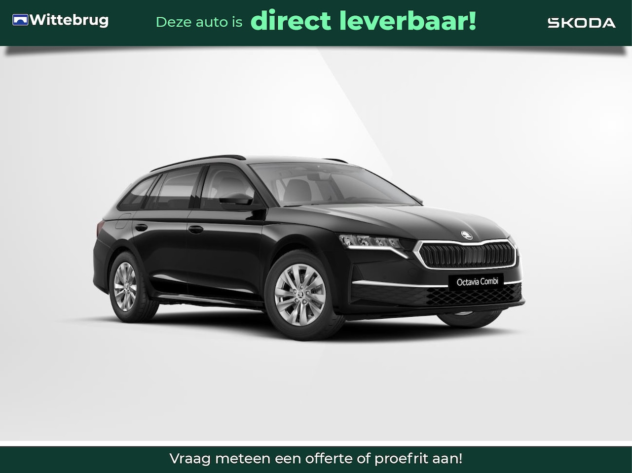 Skoda Octavia Combi - 1.5 TSI Edition Stoelverwarming vóór / Verwarmbare voorruit / Verwarmbaar stuurwiel - AutoWereld.nl