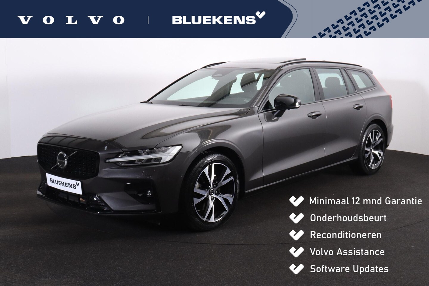 Volvo V60 - B3 Ultimate Dark - Panorama/schuifdak - IntelliSafe Assist - 360º Camera - Harman/Kardon a - AutoWereld.nl