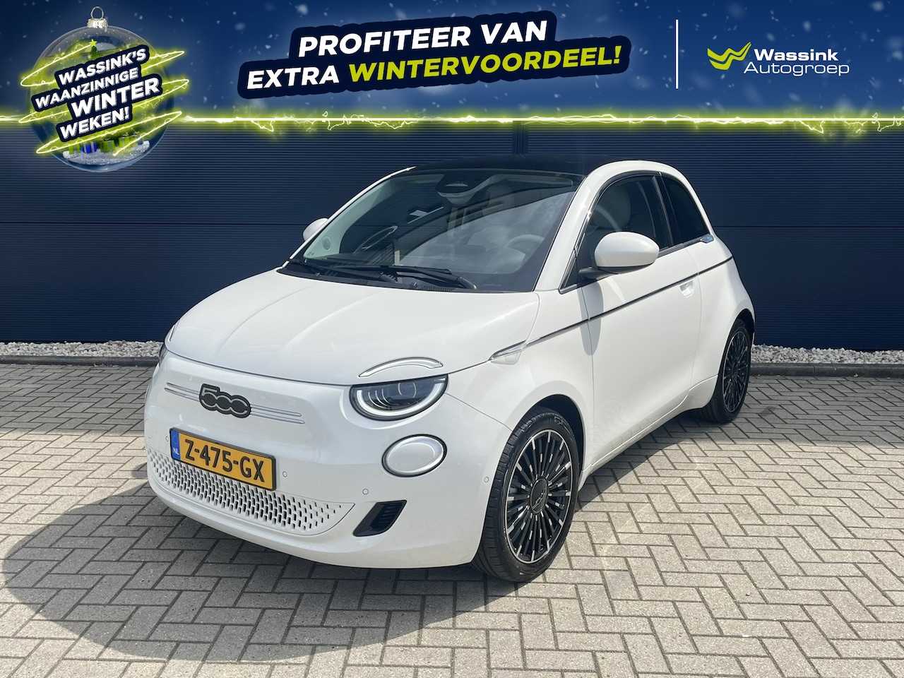 Fiat 500 - 42kWh 118pk Aut La Prima by Bocelli | €2.000,- Subsidie Mogelijk | Navigatie | Climate con - AutoWereld.nl