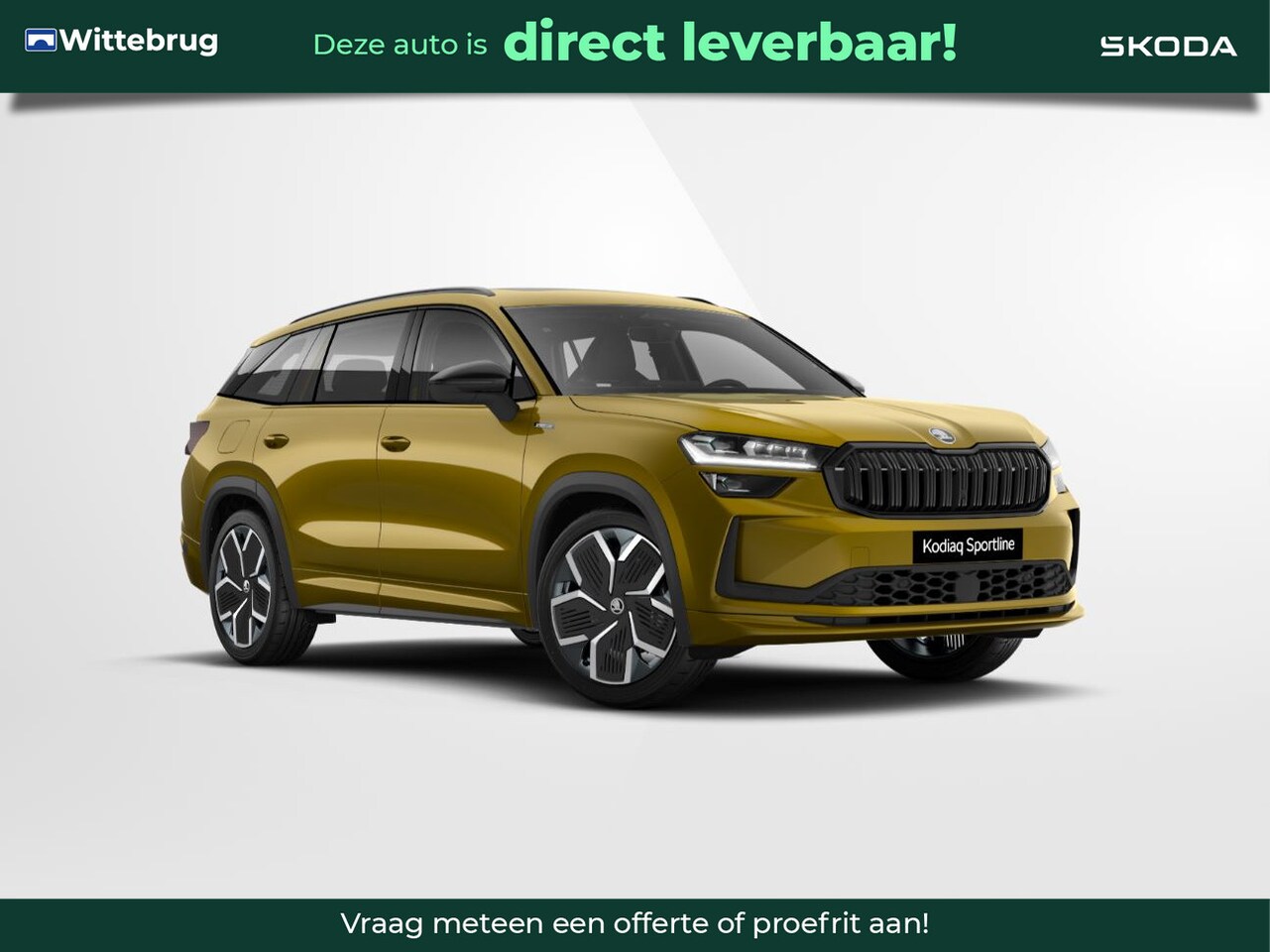 Skoda Kodiaq - 1.5 TSI PHEV Sportline Business Comfort pakket / 20" lichtmetalen velgen / Panoramadak / L - AutoWereld.nl