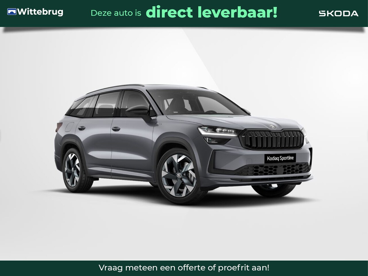 Skoda Kodiaq - 1.5 TSI PHEV Sportline Business Comfort pakket / Light&View / Trekhaak / Panoramadak - AutoWereld.nl