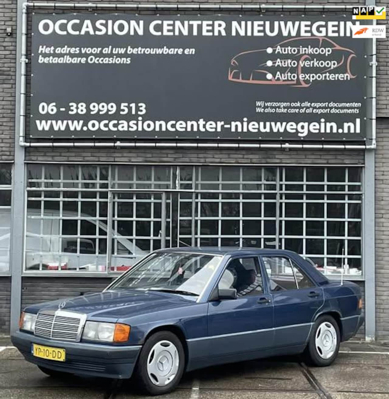 Mercedes-Benz 190-serie - 2.5 D AUT 1990 Blauw AUTOMAAT/Stuurb - AutoWereld.nl