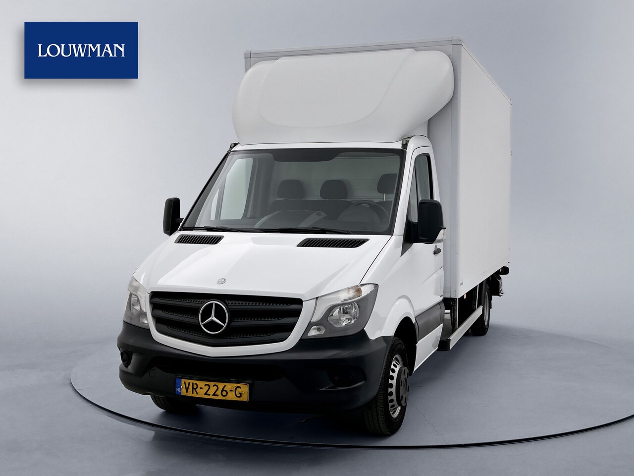 Mercedes-Benz Sprinter - 516 2.2 BlueTEC 432 HD Bakwagen Meubelbak met Laadklep Euro6 Navigatie Cruise Control Blue - AutoWereld.nl