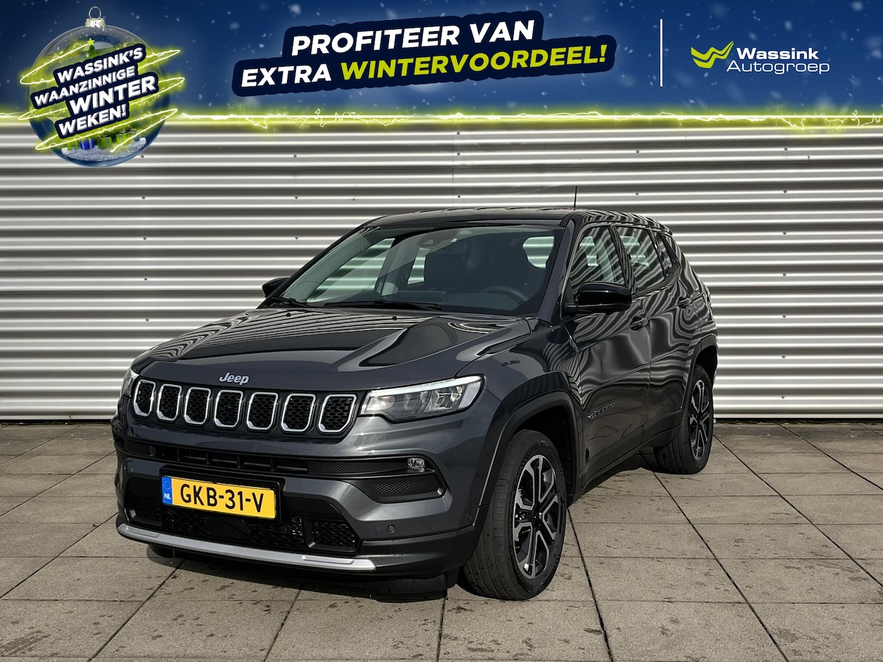 Jeep Compass - 1.3T 4XE 190pk Aut Altitude I Safety I WinterPack - AutoWereld.nl