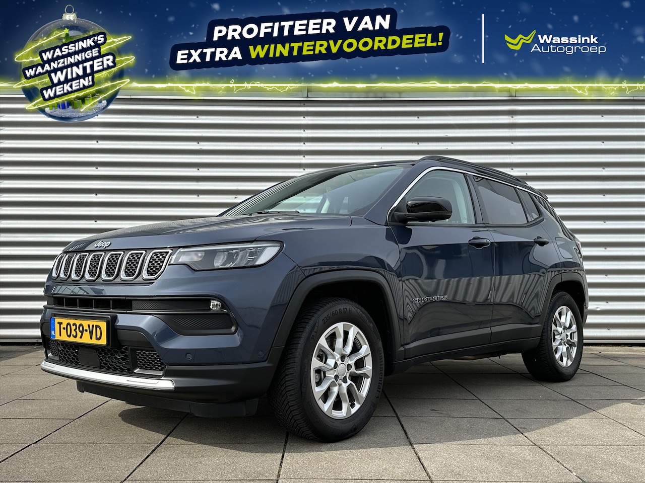 Jeep Compass - 1.3T 4XE 190pk PHEV Limited | Apple CarPlay | Navigatie | Stoelverwarming - AutoWereld.nl