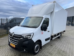 Renault Master - 145 PK Plywood gesloten laadbak , laadklep, met zijdeur + airco