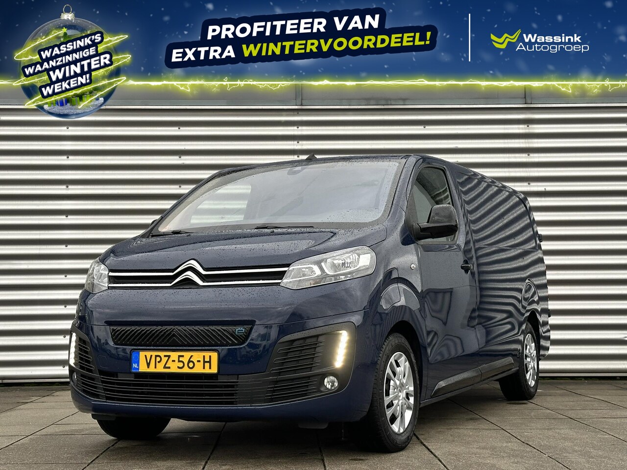 Citroën ë-Jumpy - XL uitvoering 100% EV 75kWh 3-zits Driver | Navigatie | Pack Safety - AutoWereld.nl