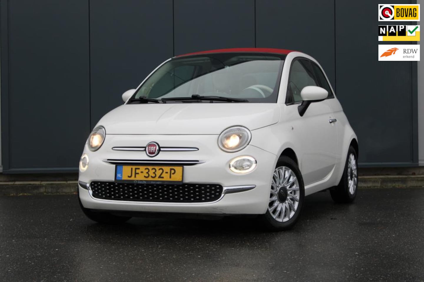 Fiat 500 C - 0.9 TwinAir Turbo Lounge Luxe, Airco, Navigatie, Parkeersensoren achter, Elektrische ramen - AutoWereld.nl