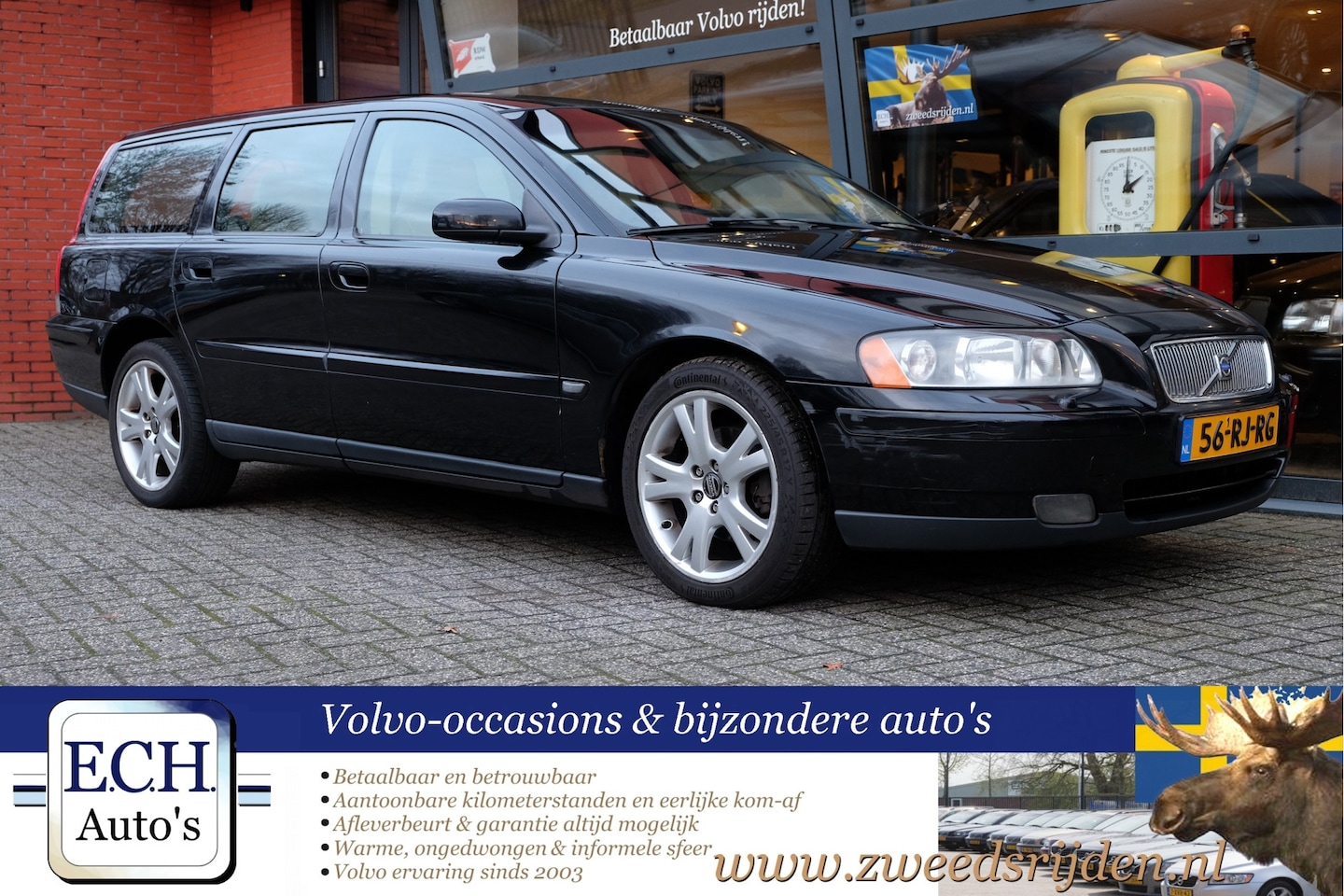 Volvo V70 - 2.4 Aut. Edition II, Leer, Trekhaak, Stoelverwarming - AutoWereld.nl