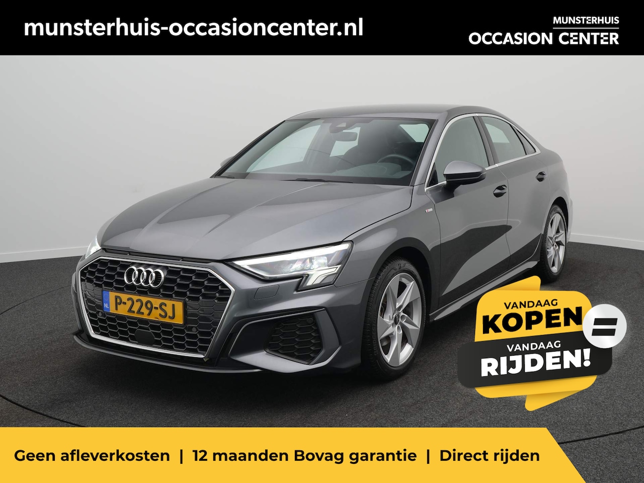 Audi A3 Limousine - 30 TFSI S edition - Automaat - Navigatiesysteem - 2x S-Line - AutoWereld.nl