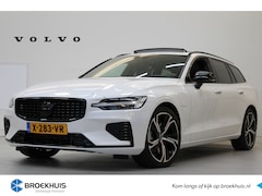 Volvo V60 - T6 350PK AWD Plus Dark | Panorama | Trekhaak | Contourstoelen | 19'' | Getint Glas | Achte