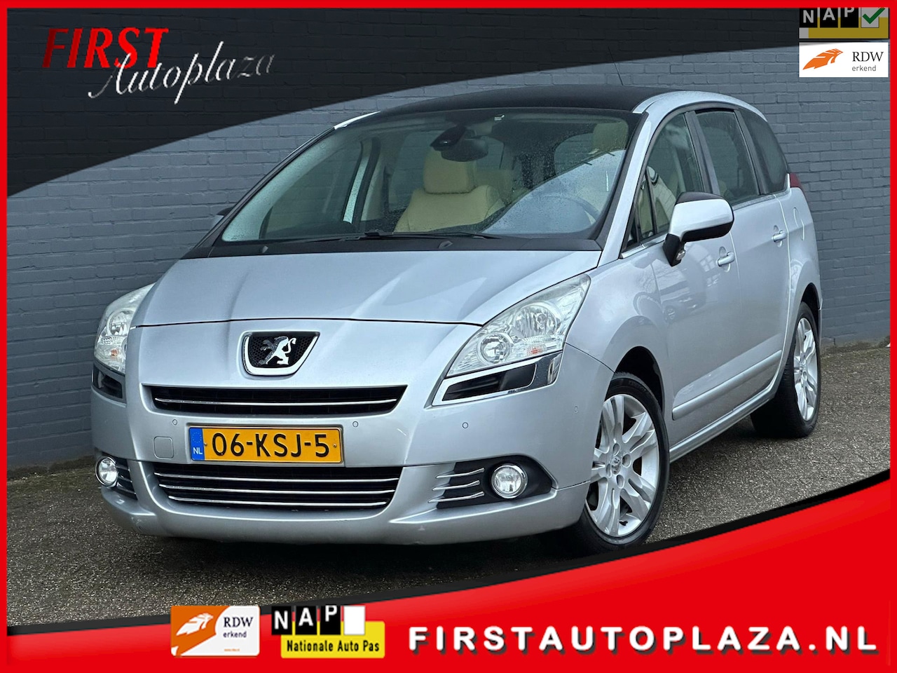 Peugeot 5008 - 1.6 VTi ST Premiere 7-PERSOONS LEDER/PANO/STOELVERW./CRUISE/AC | NETTE AUTO ! - AutoWereld.nl