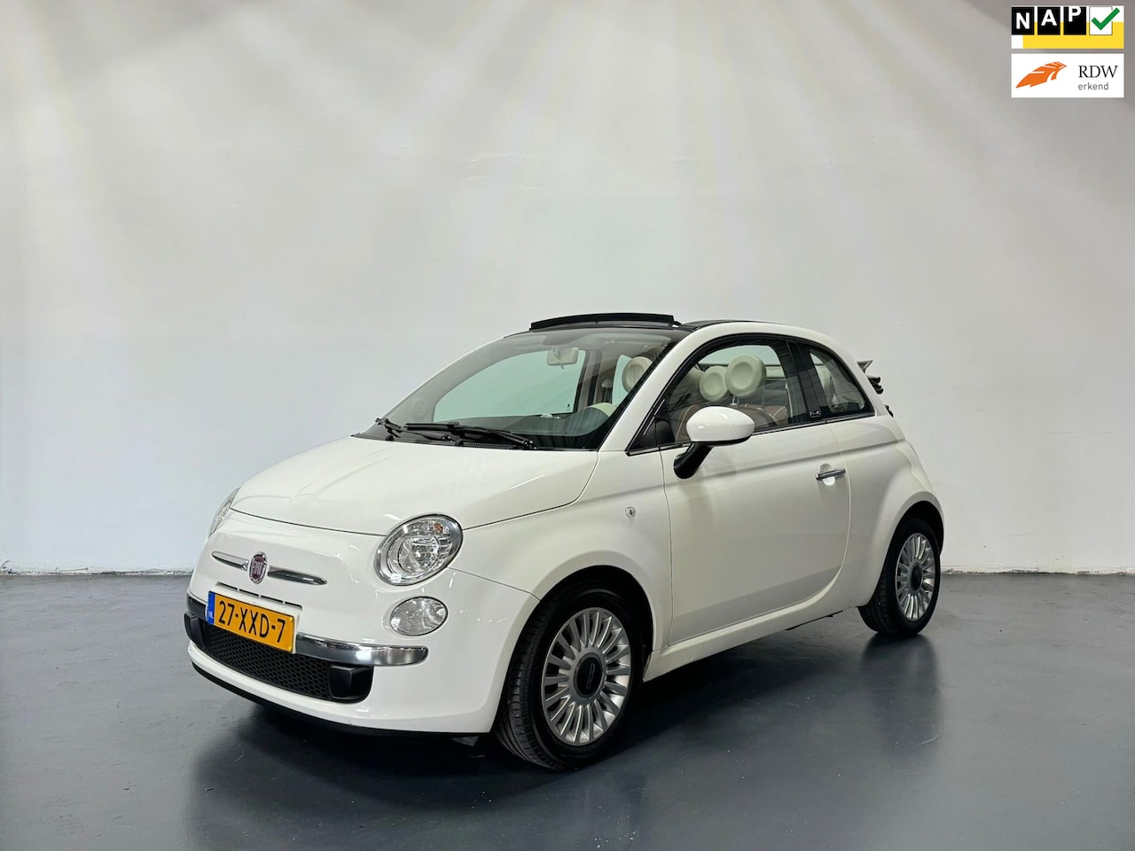 Fiat 500 C - 0.9 TwinAir Lounge Airco / Leer / NAP / Nieuw APK - AutoWereld.nl