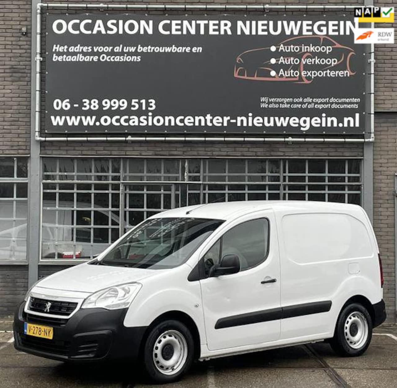 Peugeot Partner - 1.6 BlueHDi Profit+ 2018 Airco/APK NW/EURO6! - AutoWereld.nl