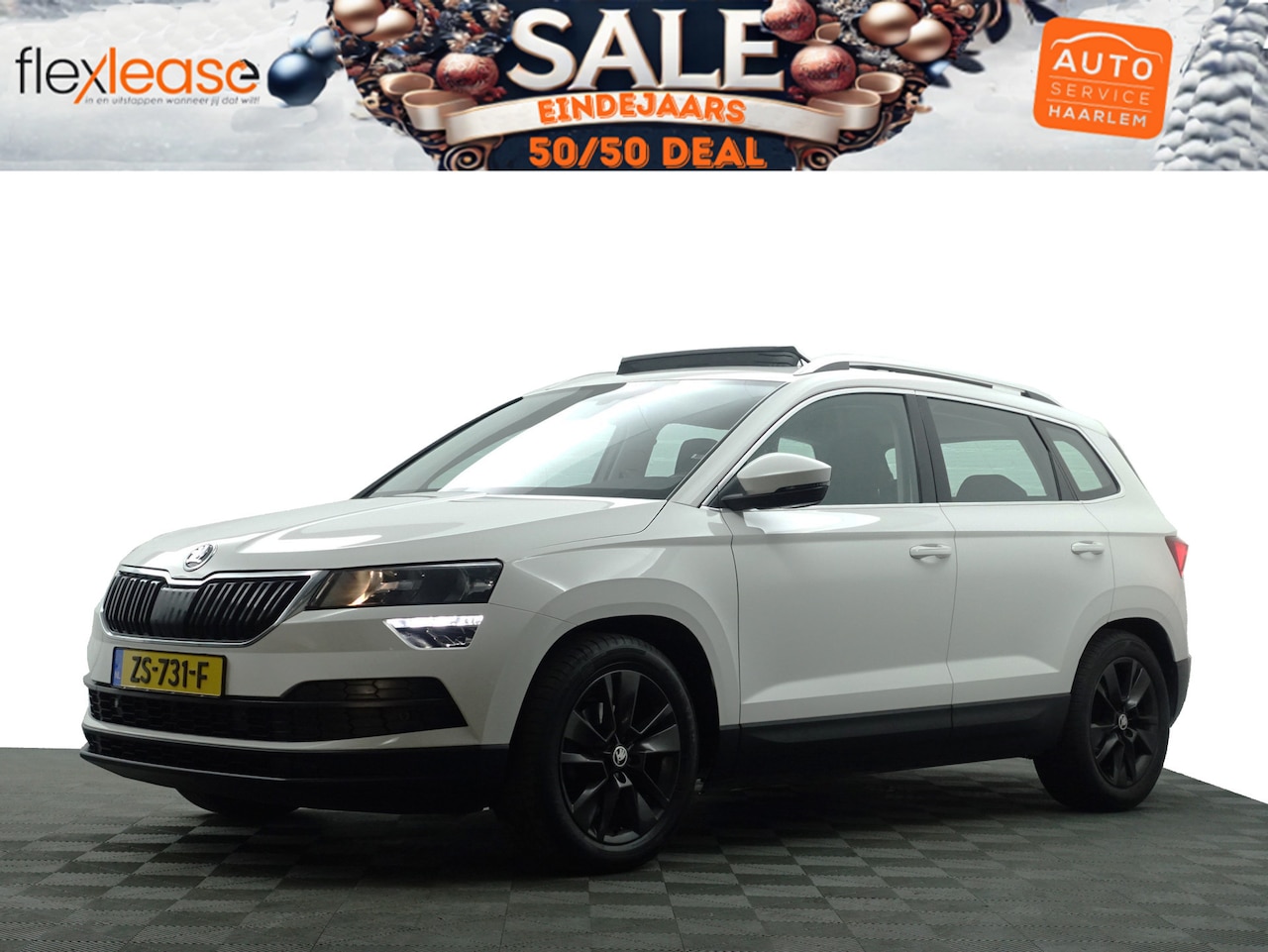 Skoda Karoq - 1.5 TSI ACT Sportline Business Aut- Panoramadak, Ada Cruise, Carplay, Park Assist, Trekhaa - AutoWereld.nl