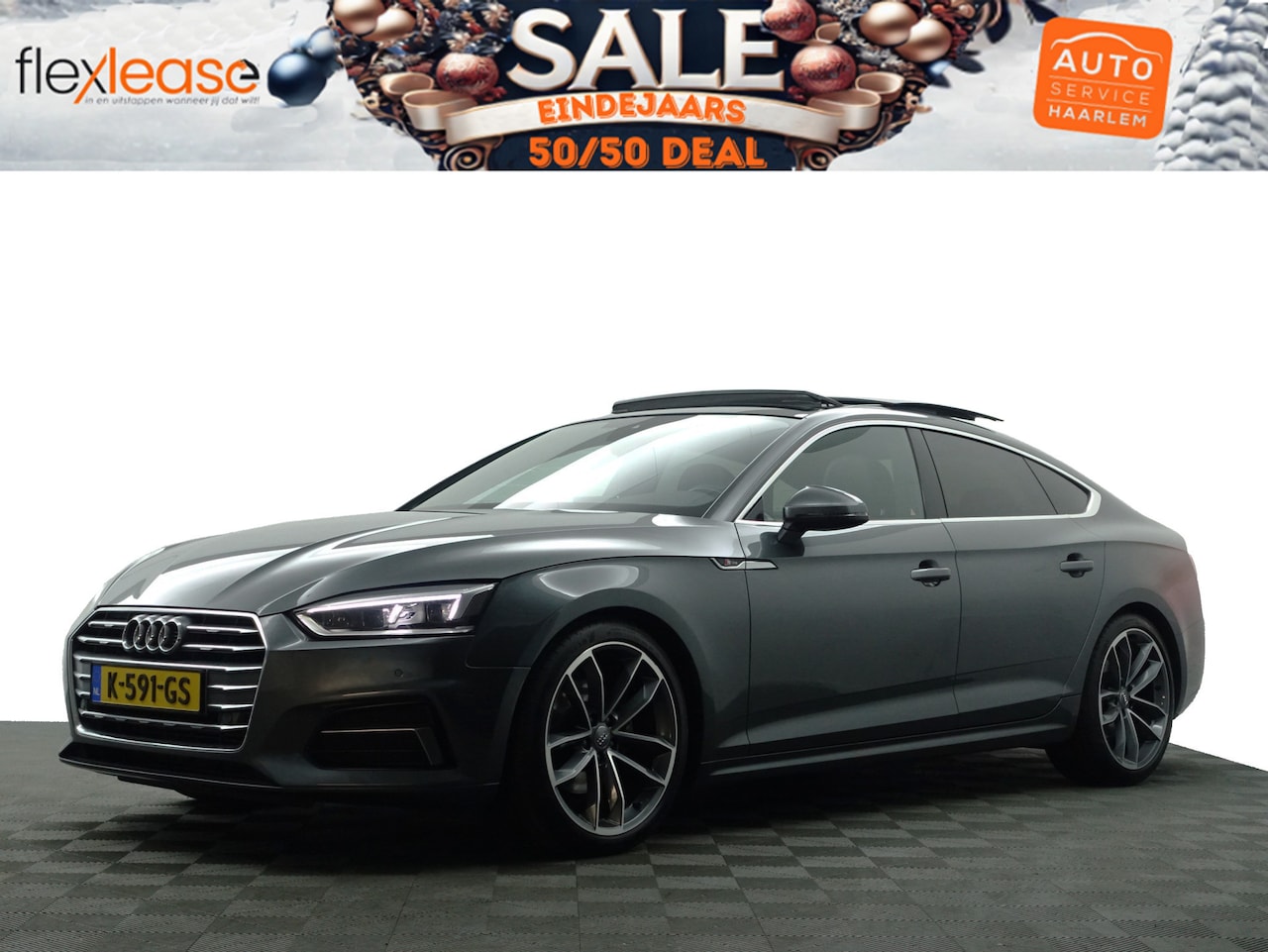 Audi A5 Sportback - 40 TFSI S Line Aut- Panoramadak, Sfeerverlichting, Xenon Led, Dynamic Select, Keyless, Spo - AutoWereld.nl