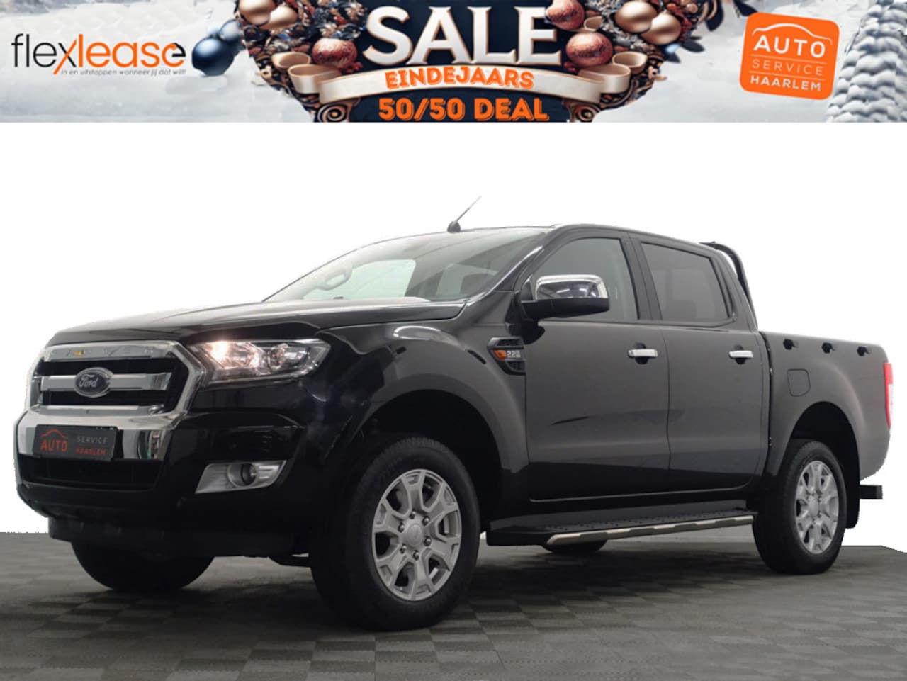 Ford Ranger - 2.2 TDCi Euro 6 4X4 Wildtrack 160Pk Supercab Aut- 2 Pers, Clima, Sidebars, Trekhaak, Sport - AutoWereld.nl