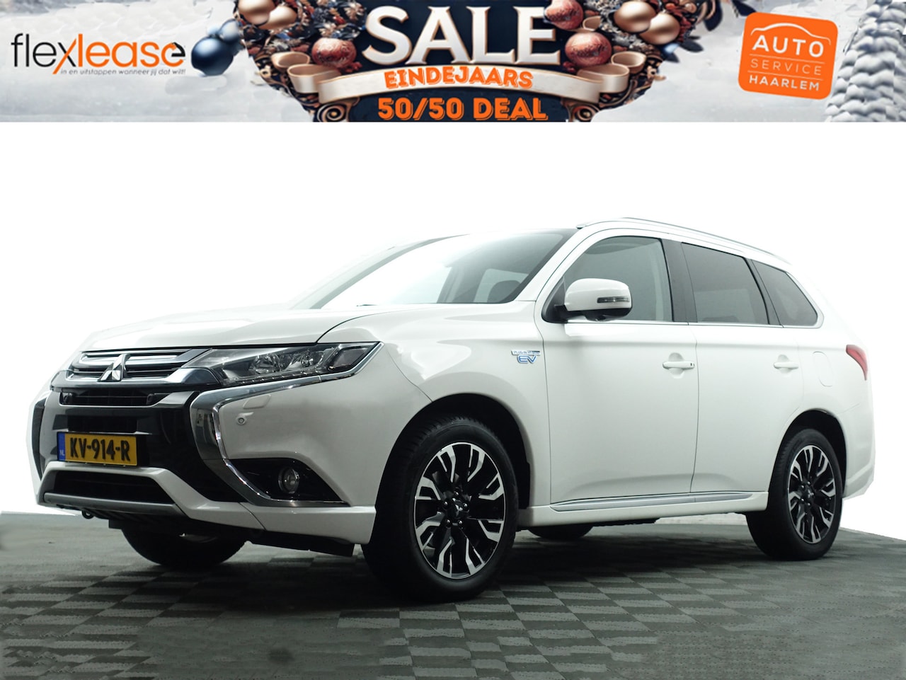 Mitsubishi Outlander - 2.0 PHEV 4WD instyle+ Aut- 360 Camera, Leder, Stuur/Stoelverwarming, Clima, Xenon Led - AutoWereld.nl