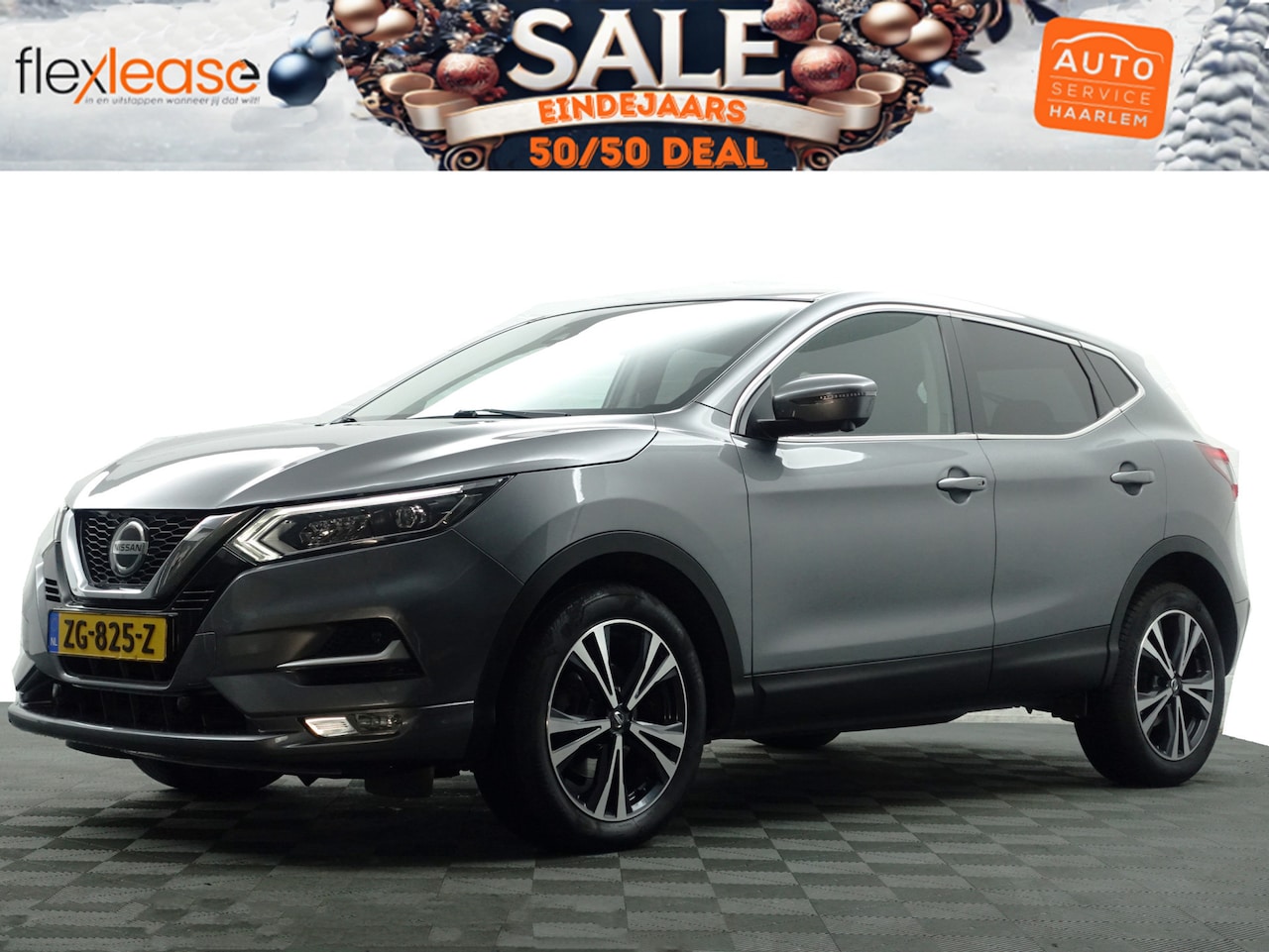 Nissan Qashqai - 1.3 DIG-T Tekna + Aut- 360 Camera, Lane Assist, Stoelverwarming, Elek Leder Interieur - AutoWereld.nl