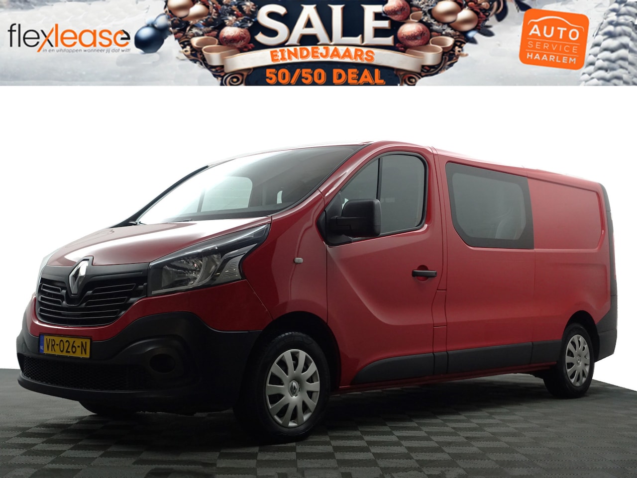 Renault Trafic - 1.6 dCi T29 L2 Comfort- Dubbele Cabine, 6 Pers, Park Assist, Cruise, Clima, Comfort Interi - AutoWereld.nl