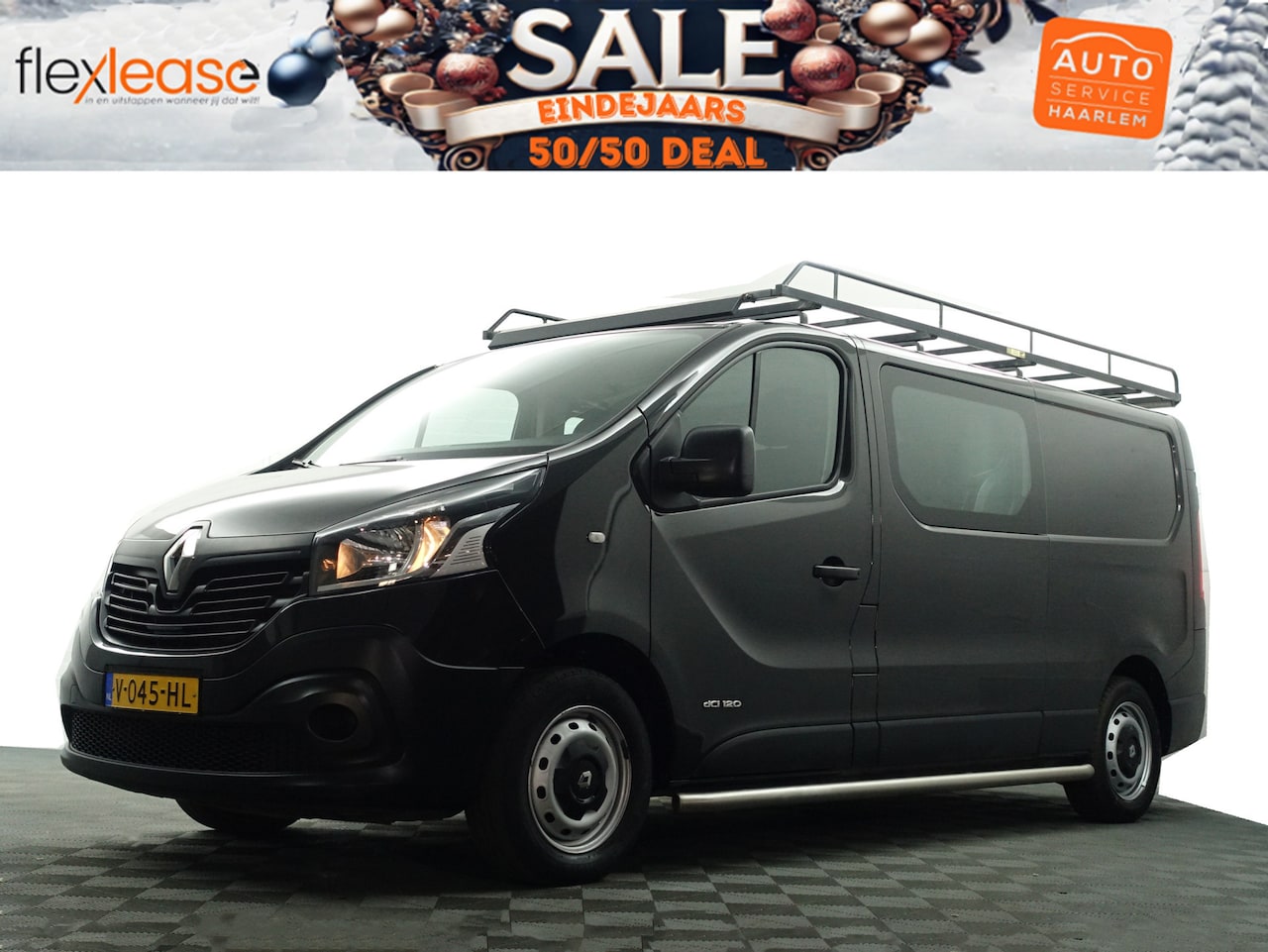 Renault Trafic - 1.6 dCi Euro 6 T29 L2 Comfort- Dubbele Cabine, 6 Pers, Imperiaal, Navi, Park Assist, Clima - AutoWereld.nl