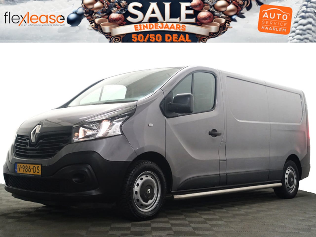 Renault Trafic - 1.6 dCi Euro 6 T29 L2H1 Luxe- Full map Navi, Cruise, Mf Stuur, Airco, Grijs Kenteken - AutoWereld.nl