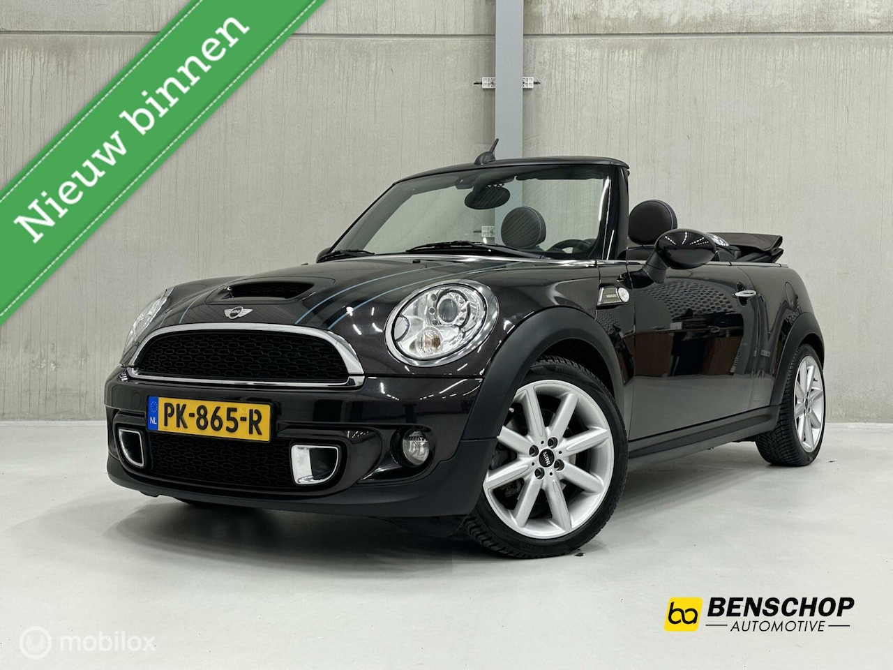 MINI Cabrio - 1.6 Cooper S Chili Highgate Leer Harman Kardon Navi Xenon PDC - AutoWereld.nl