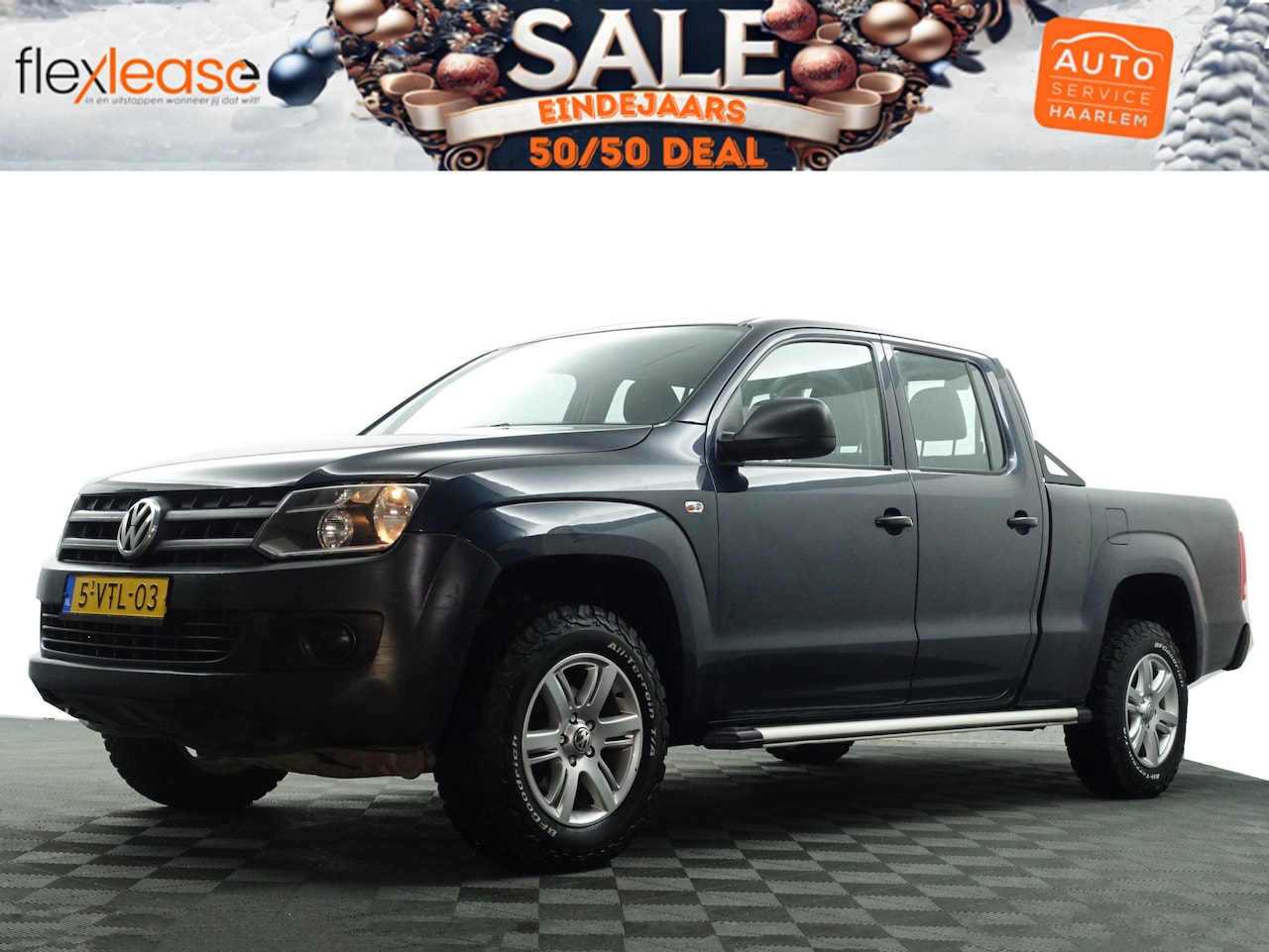 Volkswagen Amarok - 2.0 TDI 4Motion Highline- Dubbele Cabine, 5 Pers, Navi, Cruise, Off Road Pakket - AutoWereld.nl