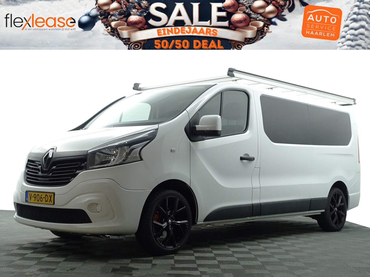 Renault Trafic - 1.6 dCi Euro 6 T29 L2 Luxe- Imperiaal, 3 Pers, Park Assist, Cruise, Clima, Trekhaak - AutoWereld.nl