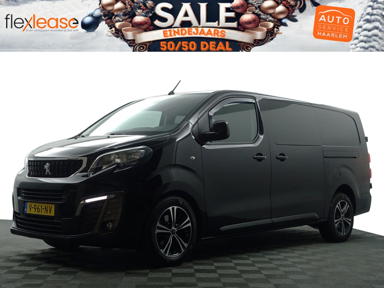 Peugeot Expert - 231L 2.0 BlueHDI Euro 6 180 Premium Pack Aut- Dubbele Cabine, 5/6 Pers, 2x Schuifdeur, Car - AutoWereld.nl