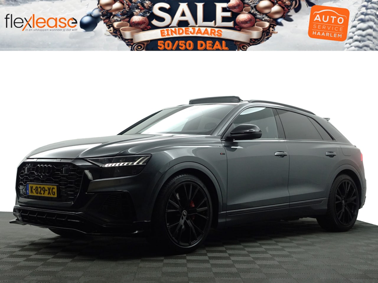 Audi Q8 - 55 TFSI e Quattro S Competition Aut- Panoramadak, Design Leder, Bang Olufsen, Head Up, Sfe - AutoWereld.nl