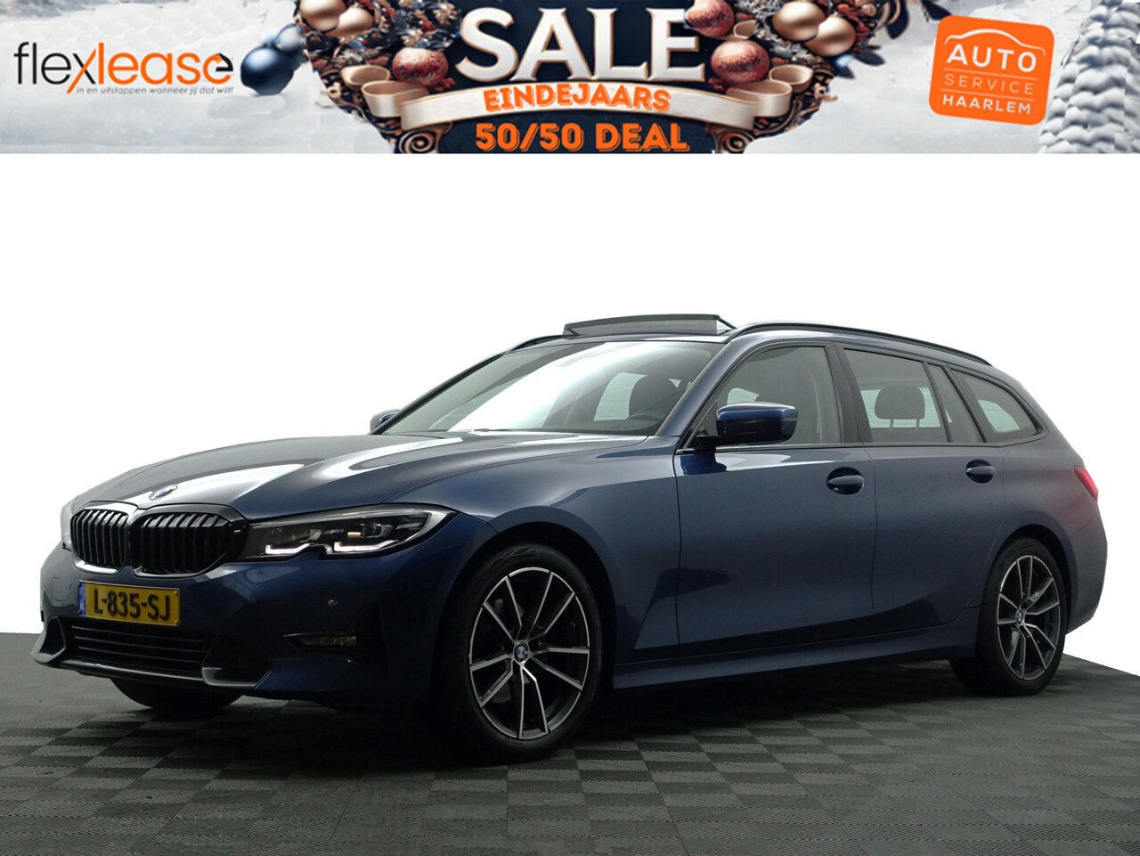 BMW 3-serie Touring - 320i M Sport Shadowline Aut- Panodak, Xenon Led, CarPlay, Sfeerverlichting, Keyless, Stand - AutoWereld.nl